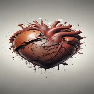 broken heart background