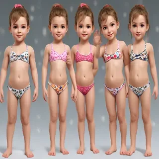 child bikini ai