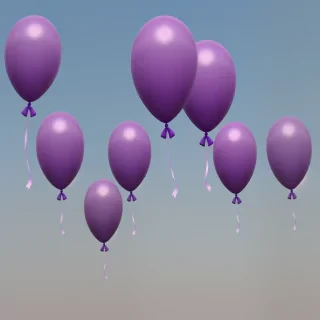 purple balloons png