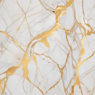 white and gold marble background