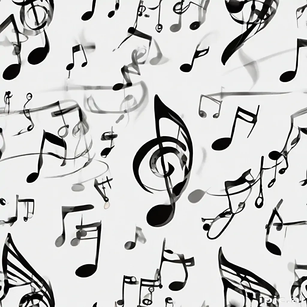 music notes transparent