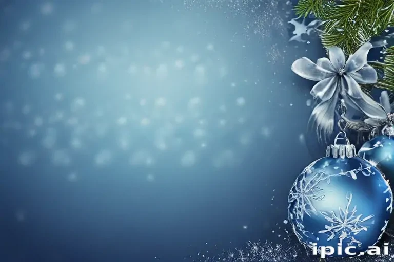 blue christmas bg