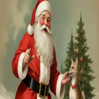 vintage santa image