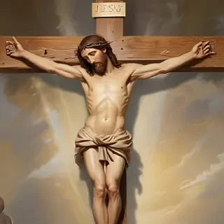 a picture of jesus on the cross