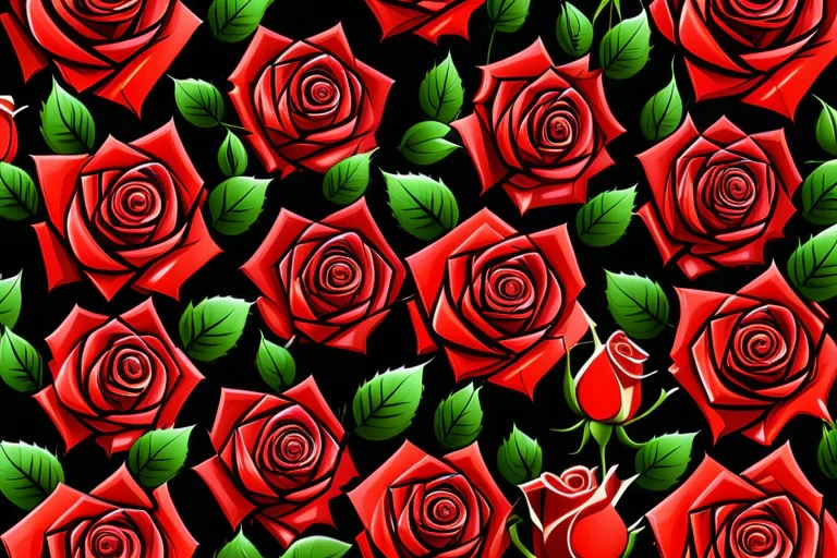 background red roses