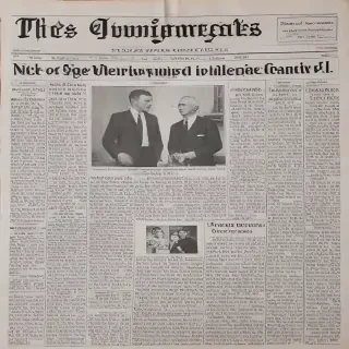 newspaper transparent