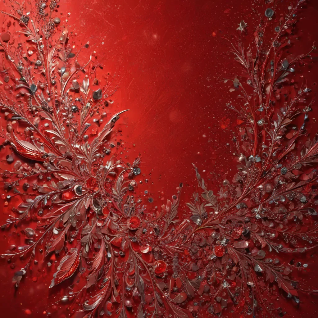 sparkly red background
