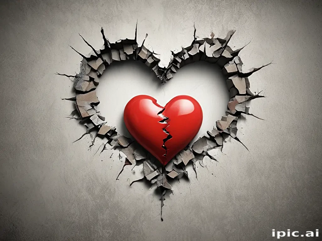 wallpaper broken heart images