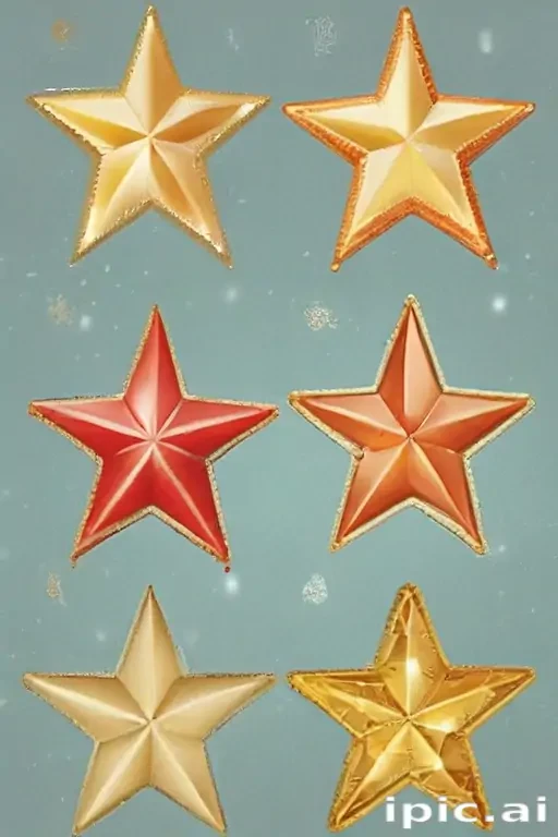 christmas stars clipart