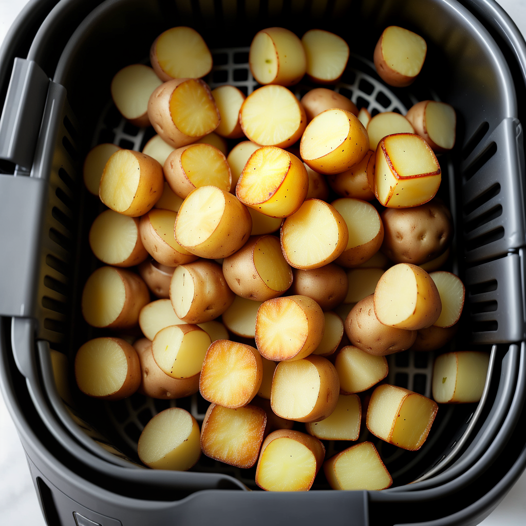 potato cubes in air fryer