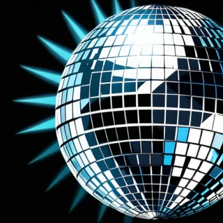 disco ball clipart transparent