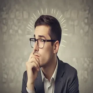 thinking person