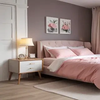 background of a bedroom