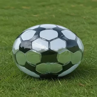 transparent soccer ball