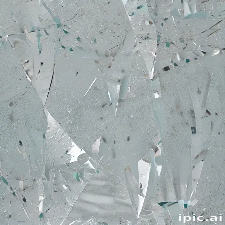 broken glass overlay