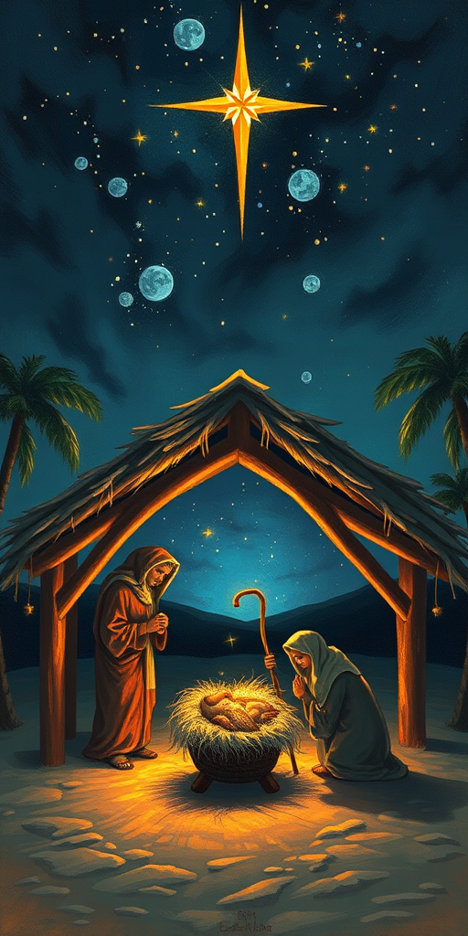 images of the manger scene