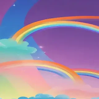 rainbow transparent background