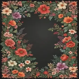 floral page borders