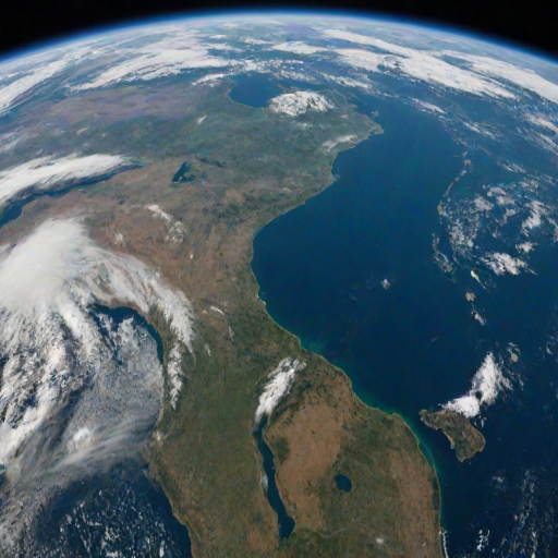 earth from space