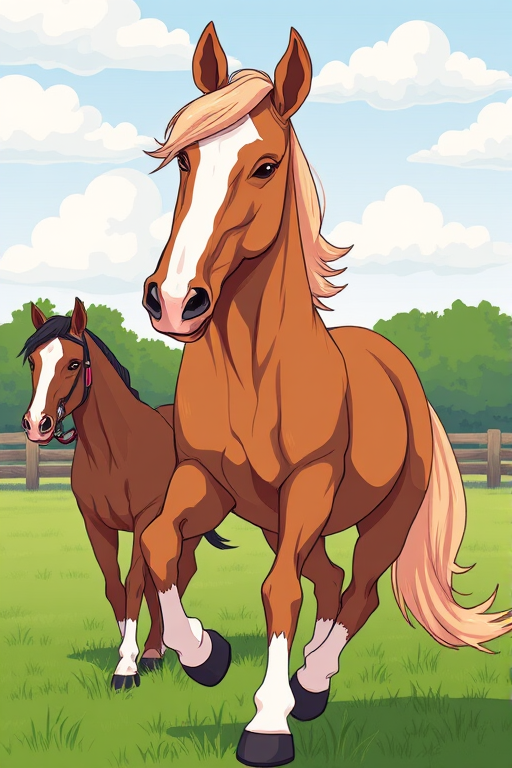 horses clip art