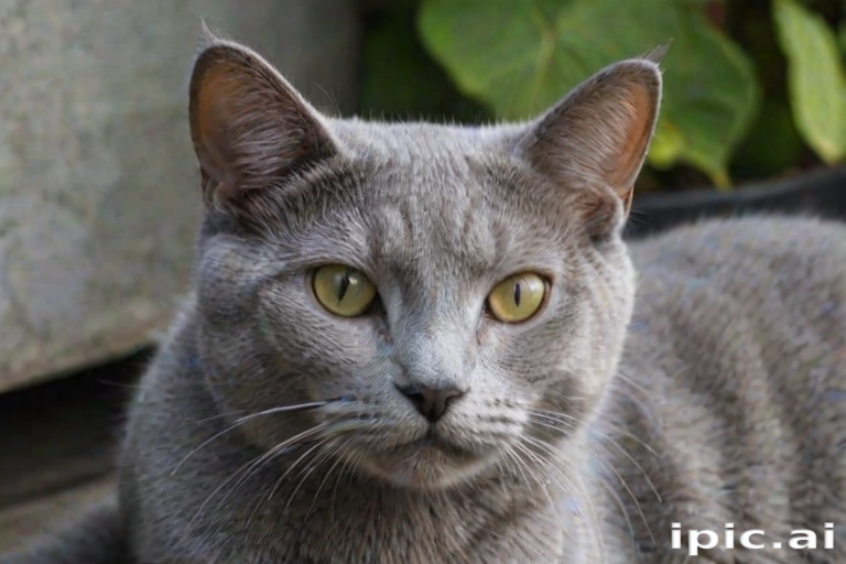 grey cat