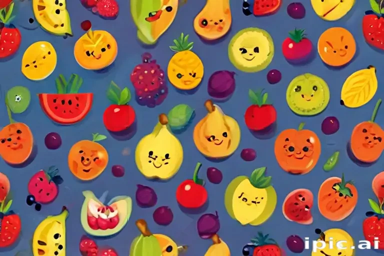 cartoon fruit
