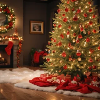 christmas background aesthetic