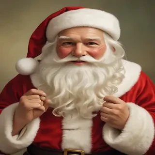images of vintage santa