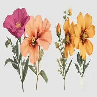 pressed flower png
