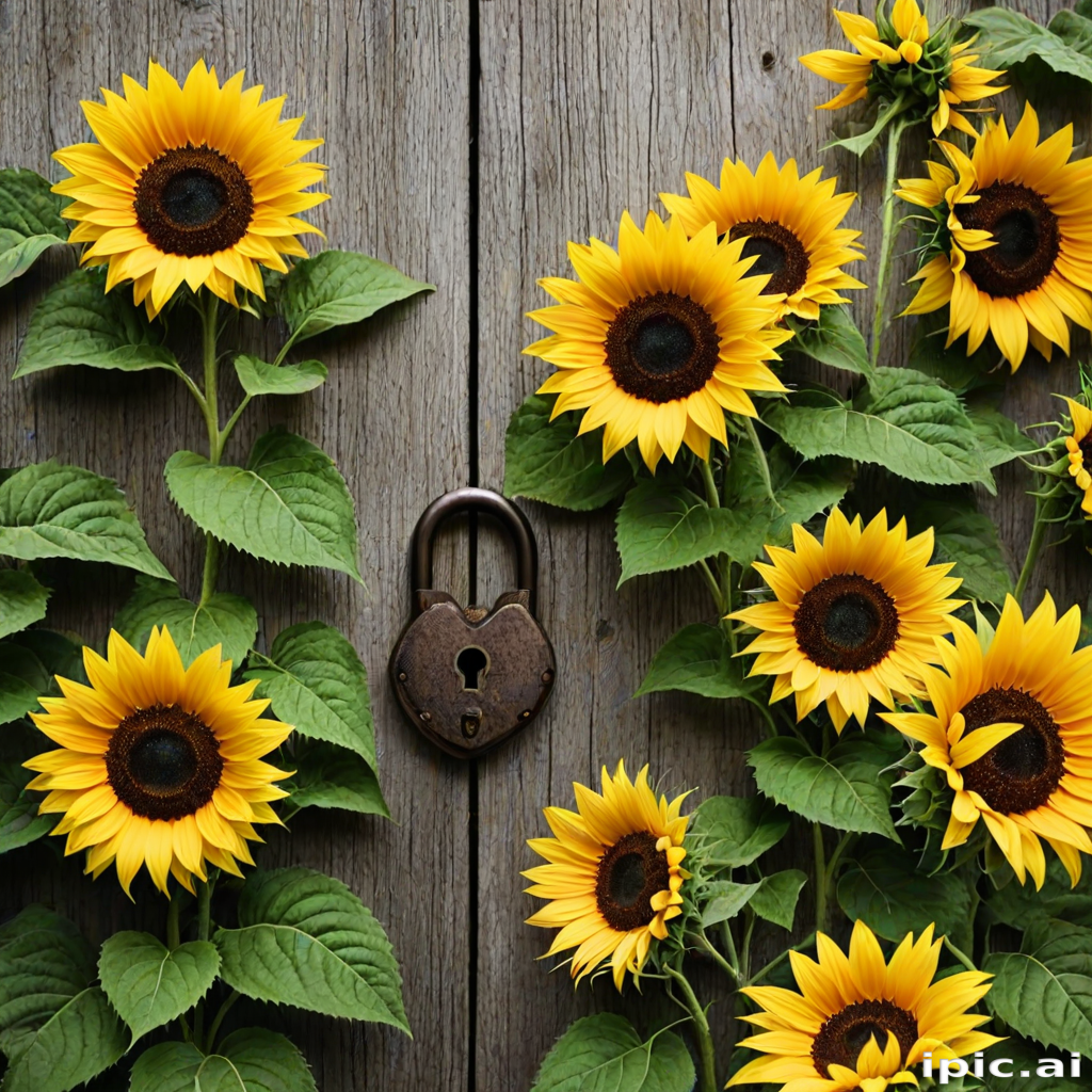 lock screen sunflower wallpaper