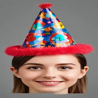 transparent background birthday hat