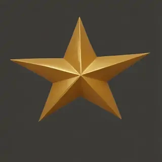 golden star png