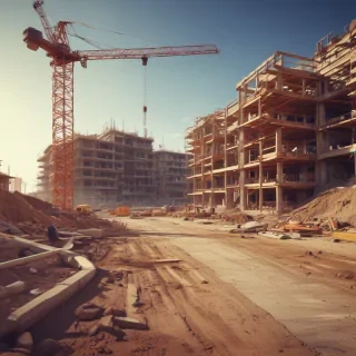 construction site background