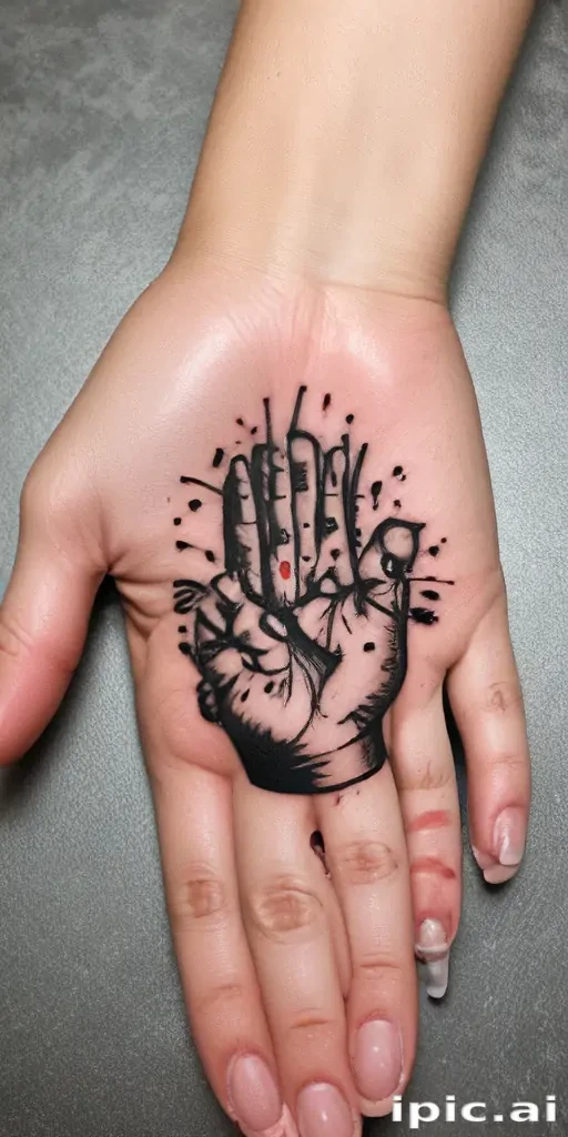 i love you sign language tattoo