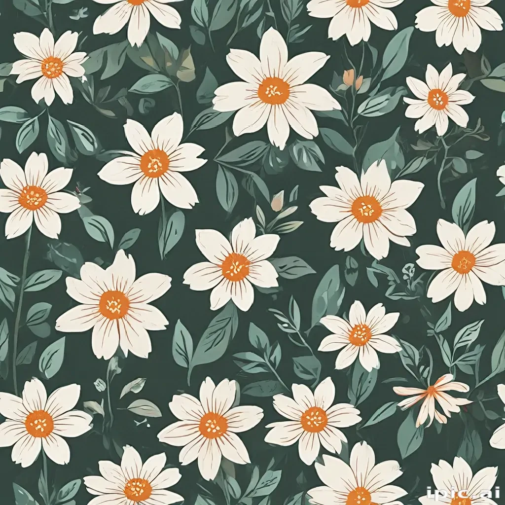 simple flower background