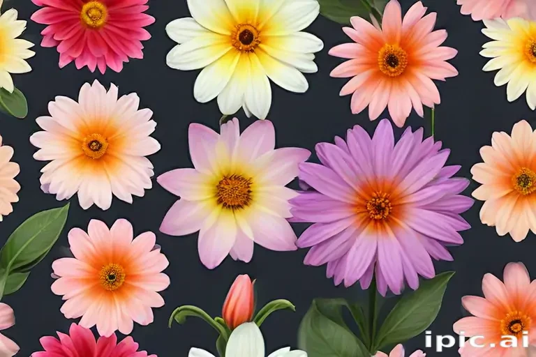 realistic flowers png