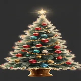 transparent merry christmas