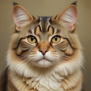 vintage cat drawing