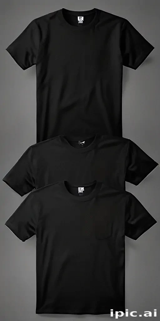 high resolution black t shirt template