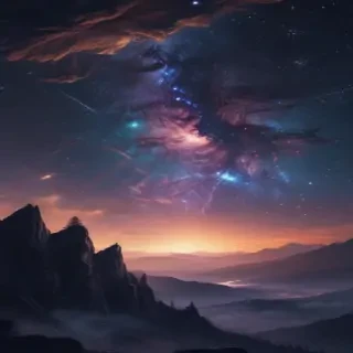 starry background aesthetic