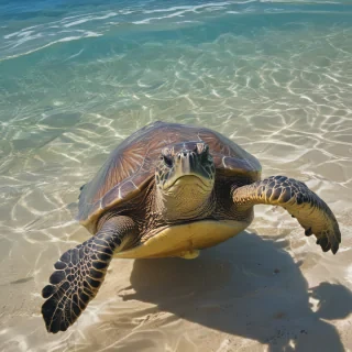 sea turtle desktop background