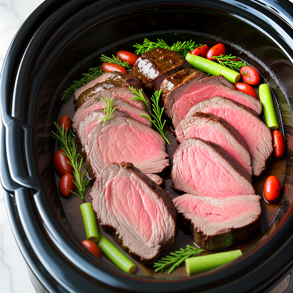 cooking sirloin tip roast in slow cooker