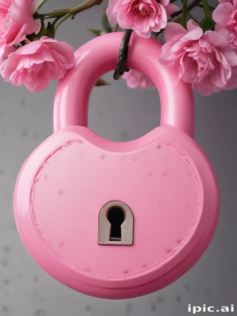 pink lock screen wallpaper