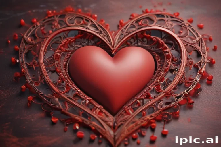 heart background aesthetic