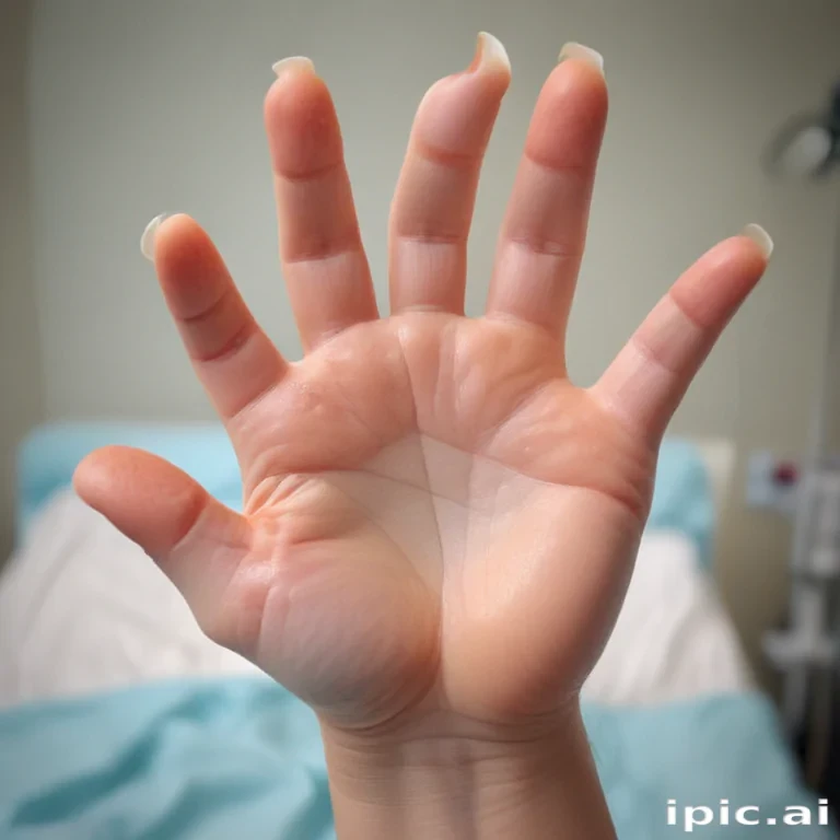 hospital patient hand pic