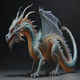transparent dragon