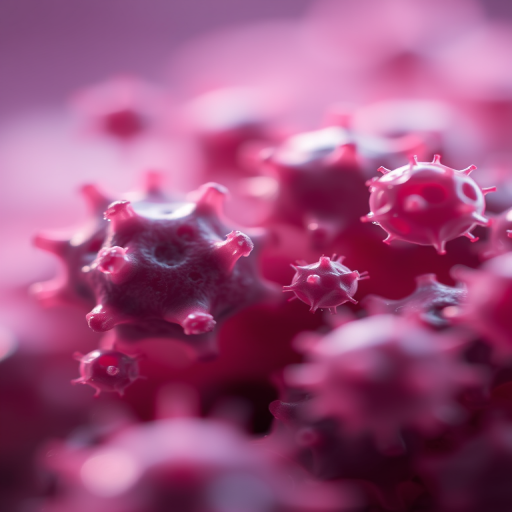 macro shot of abstract cells with a soft focus background, shallow depth of field, 50mm lens, f/2.8 aperture, ISO 100, natural lighting, high dynamic range, digital DSLR camera