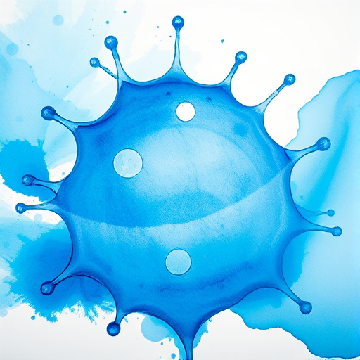 Create a vibrant watercolor splash in shades of blue and turquoise with a smooth texture, photographed with a DSLR camera at f/8 aperture, 50mm lens, ISO 100, natural light, top-down view, high resolution.