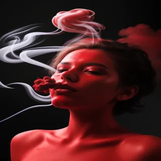 red smoke png