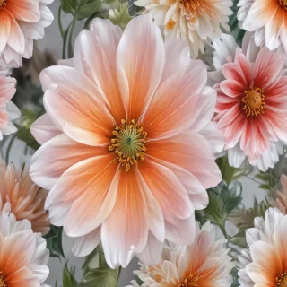 transparent flower background